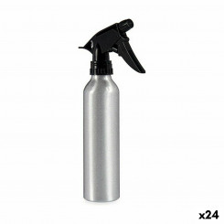 Pihusti pudel must hõbedane alumiinium 300 ml (24 ühikut)