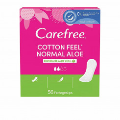 Panty Liner Carefree Cotton Feel Normal Aloe (56 uds)