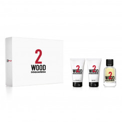 Women's Perfume Set Dsquared2 2 Wood 3 Pieces
