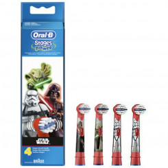 Replacement Head Oral-B 80352668 Red White 4 Units