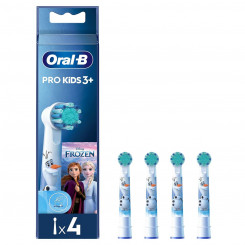 Сменная головка Oral-B EB10 4 FFS FROZEN II Синий/Белый 4 шт.