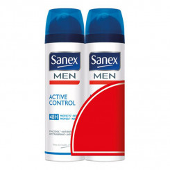 Spray Deodorant Men Active Control Sanex (2 pcs)
