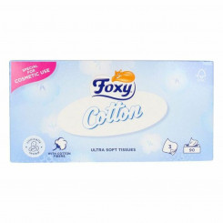 Бумажные салфетки Facial Cotton Foxy (90 штук)