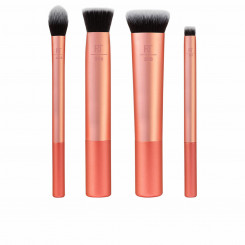 Set of makeup brushes Real Techniques Salmon pink 4 Pieces, parts