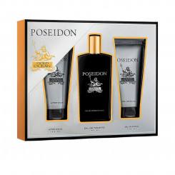 Мужской парфюмерный набор Poseidon EDT Gold Ocean 3 Pieces, детали