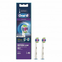 Asenduspea 3D White Whitening Clean Oral-B 109143005 (2 pcs) Valge 2 Ühikut
