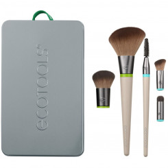 Set of makeup brushes Ecotools Daily Essentials Total Face Kit 8 Pieces, parts
