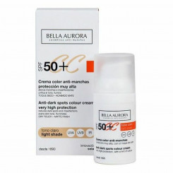 Cream against pigment spots CC Cream Bella Aurora 2526113 Light tone 30 ml