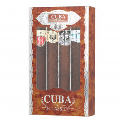 Men's perfume set Cuba EDT Classic 4 Pieces, parts