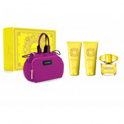 Женский парфюмерный набор Versace EDT Yellow Diamond 4 шт., детали