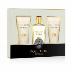 Men's perfume set Poseidon EDT Only Man 3 Pieces, parts