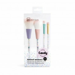 Set of makeup brushes IDC Institute Candy (4 pcs)