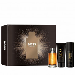 Meeste parfüümi komplekt Hugo Boss-boss The Scent 3 Tükid, osad