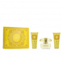 Women's perfume set Versace EDT Yellow Diamond 3 Pieces, parts