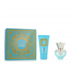 Women's perfume set Versace EDT Dylan Turquoise 2 Pieces, parts
