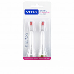 Spare Electric Toothbrush Vitis Sonic S10/S20 Gingival 2 Units