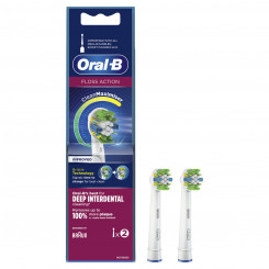 Replacement head Oral-B Floss Action White 2 Units