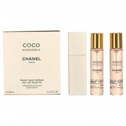 Naiste parfüümi komplekt Chanel Twist & Spray Coco Mademoiselle 3 Tükid, osad