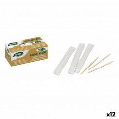 Toothpicks Algon Wood 1000 Pieces, parts (12 Units)