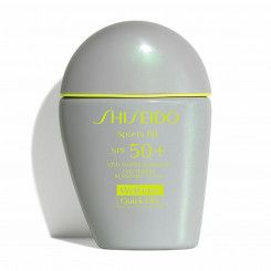 Солнцезащитный крем с цветом Shiseido WetForce Quick Dry Sports Light SPF50+ Светлый оттенок Spf 50 Light (30 мл)