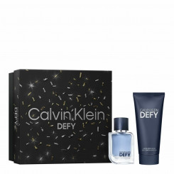 Men's perfume set Calvin Klein EDT Defy 2 Pieces, parts