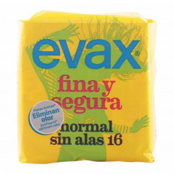 Normal sanitary napkins without wings Fina & Segura Evax (16 uds)