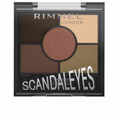 Lauvärvi palett Rimmel London Scandaleyes Nº 002 Brixton brown 3,8 g