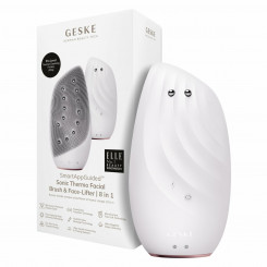 Cleansing face brush Geske SmartAppGuided White 8-in-1