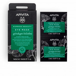 Mask for the eye area Apivita Express Beauty 8 ml x 2 Against bags under the eyes Ginkgo biloba