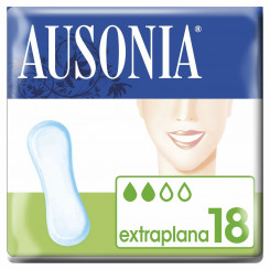 Экстраплоские гигиенические прокладки Ausonia, 18 шт.