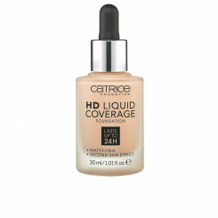 Жидкая основа под макияж Catrice HD Liquid Coverage Nº 020-розово-бежевый (30 мл)