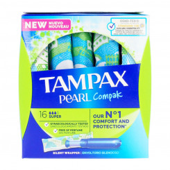 Super Tampons Pearl Tampax (18 uds)
