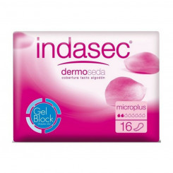 Incontinence Sanitary Pad Dermoseda Micro Plus Indasec (16 uds)