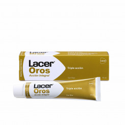 Kolmetoimeline hambapasta Lacer Oro (75 ml)