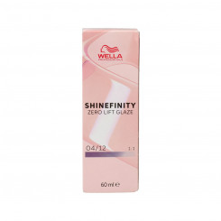 Permanent Dye Wella Shinefinity Nº 04/12 60 ml