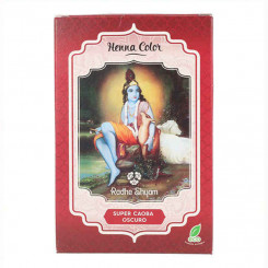 Poolpüsiv värvaine Henna Radhe Shyam Shyam Henna Mahagon (100 g)