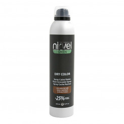 Спрей Cover Up для седых волос Зеленый Dry Color Nirvel 8435054666384 Темно-коричневый (300 мл)