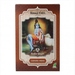 Poolpüsiv värvaine Henna Radhe Shyam TP-8423645310747_012494_Vendor Medium Chestnut (100 g)