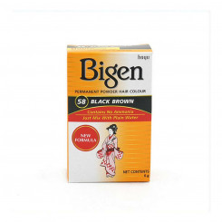 Перманентный краситель Bigen Nº58 Черный Коричневый (6 гр)