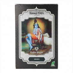 Permanent Dye Radhe Shyam Shyam Henna Henna Powdered Black (100 gr)