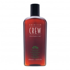 Šampoon, palsam ja dušigeel American Crew teepuu 450 ml
