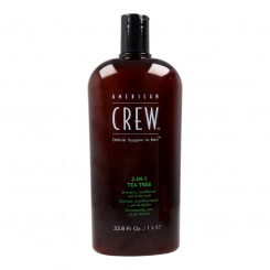 Kolm ühes geel, šampoon ja palsam American Crew Tea Tree 1 L