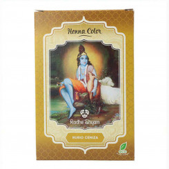 Poolpüsiv värv Henna Radhe Shyam Shyam Henna Tuhkblond (100 g)