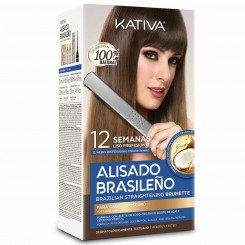 Brazilian Hair Straightener Set Kativa Dark hair (4 pcs)