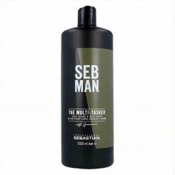 Гель, шампунь и кондиционер «Три в одном» Seb Man The Multitasker Hair Beard 1 л