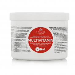 Juuksemask Kallos Cosmetics Multivitamin Energiat andev 500 ml