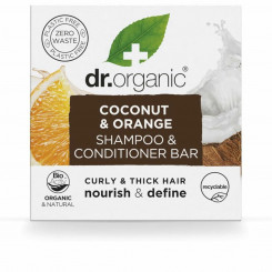 Two in one shampoo and conditioner Dr.Organic Coconut and Orange 75 g Solid