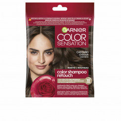 Color shampoo Garnier COLOR SENSATION Brown Nº 4.0 Semi-permanent