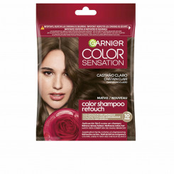 Color shampoo Garnier COLOR SENSATION Light brown Nº 5.0 Semi-permanent