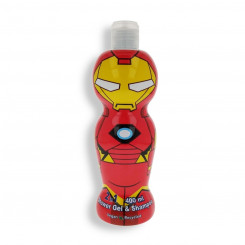 Kaks-ühes geel ja šampoon Spiderman Iron Men (400 ml)